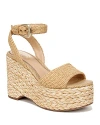Sam Edelman April Platform Wedge Espadrille Sandal In Sand