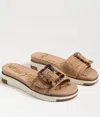 Sam Edelman Women's Ariane Slide Sandals In Natural Cork In Beige
