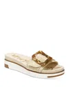 Sam Edelman Women's Ariane Platform Buckle Slides Women's Shoes In Eggshell