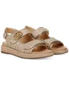 Sam Edelman Women's Arlo Double-strap Flat Sandals In Natural Multi