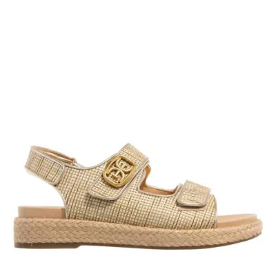 Sam Edelman Womens  Arlo Branded-buckle Woven Sandals