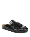 Sam Edelman Astrid Mule Black Croco Embossed Leather In Black