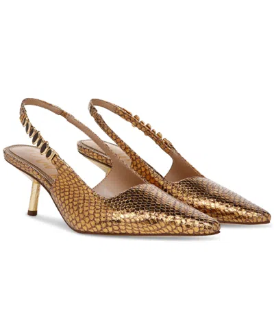 Sam Edelman Women's Baker Pointed-toe Pumps In Medallion Gold