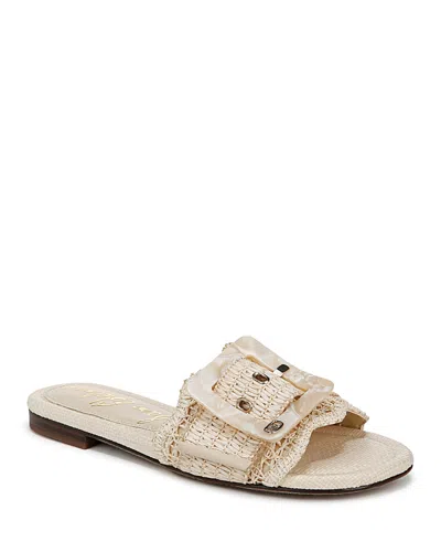 Sam Edelman Women's Bambi Buckled Slide Sandals In Linen