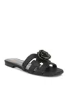 Sam Edelman Bay Flora Cutout Slide Sandal In Black