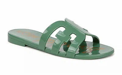 Sam Edelman Women's Bay Jelly Sandal In Green Garden In Multi
