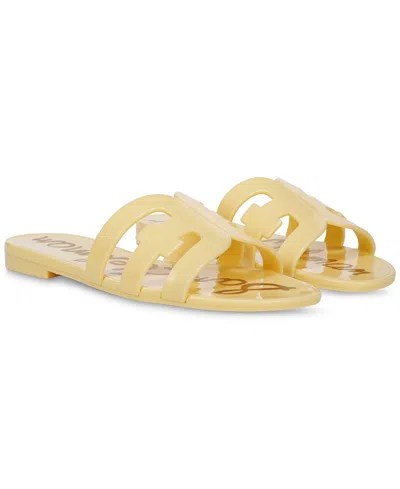 SAM EDELMAN WOMEN'S BAY JELLY SLIDE FLAT SANDALS