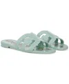 Sam Edelman Women's Bay Jelly Slide Flat Sandals In Green