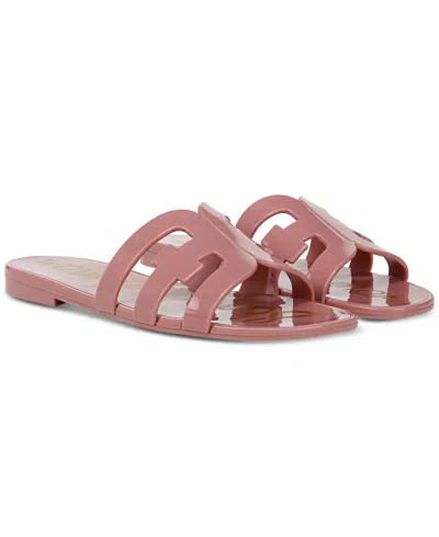 SAM EDELMAN WOMEN'S BAY JELLY SLIDE FLAT SANDALS