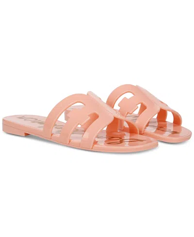 SAM EDELMAN WOMEN'S BAY JELLY SLIDE FLAT SANDALS