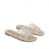 Sam Edelman Women's Bay Jelly Slide Sandal In Clear/sand In Multi