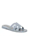Sam Edelman Bay Jelly Slide Sandal Cape Blue Jelly In Cape Blue