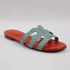 Sam Edelman Women's Bay Lizard Print Flat Sandals In Blue Lizard Print In Multi