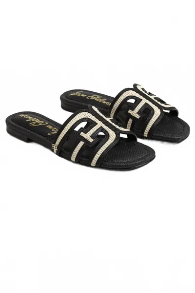 Sam Edelman Women's Bay Multicolor Slide Sandal In Black