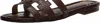 Sam Edelman Women's Bay Rounded Open Toe Slip On Strap Slides Sandals In Spiced Rum In Multi