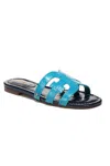 Sam Edelman Bay Cutout Slide Sandal In Blue