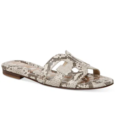 Sam Edelman Women's Bay Slip-on Flat Sandals In Gray