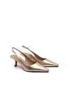 Sam Edelman Women's Bianka Sling Shoes In Gold Leaf In Gold
