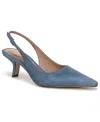 Sam Edelman Bianka Slingback Pointed Toe Pump In Blue
