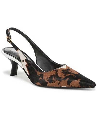 SAM EDELMAN WOMEN'S BIANKA SLINGBACK KITTEN-HEEL PUMPS