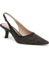 Sam Edelman Bianka Slingback Mesh Pointed Toe Pump In Brown