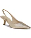 Sam Edelman Women's Bianka Sling Shoes In Gold Leaf In Gold Leaf Leather