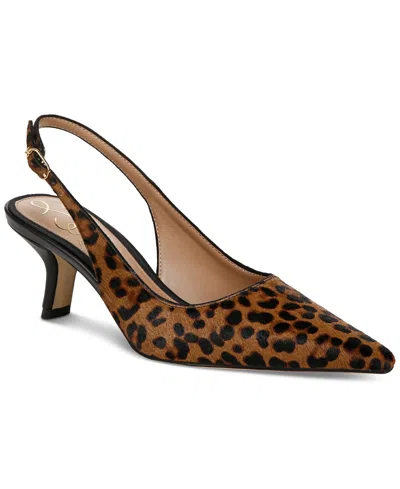SAM EDELMAN WOMEN'S BIANKA SLINGBACK KITTEN-HEEL PUMPS