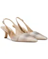 Sam Edelman Bianka Slingback Pump Natural Multi Fabric In Natural Multi