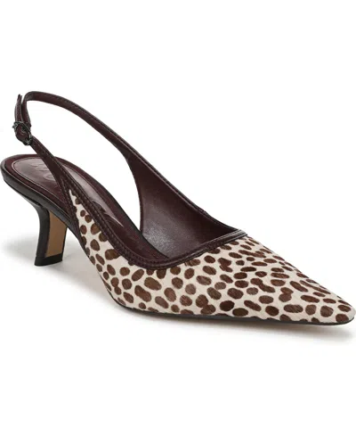 Sam Edelman Women's Bianka Slingback Kitten-heel Pumps In Brown