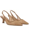 Sam Edelman Bianka Slingback Mesh Pointed Toe Pump In Hazelwood