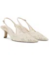 Sam Edelman Women's Bianka Mesh Slingback Pumps In Ivory
