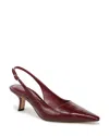 Sam Edelman Bianka Slingback Pump French Merlot Leather In Multi
