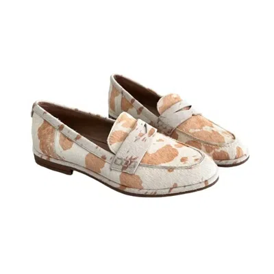 Sam Edelman Women's Birch Cow Loafer Shoes In Ivory Cow In Multi
