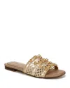 Sam Edelman Blaire Slide Sandal In Amber Gold