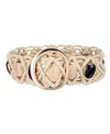 Shop Sam Edelman Women's Boho Macrame Stone Embellished Belt