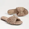 Sam Edelman Bridget Slide Sandal Ecru Ribbon In Multi