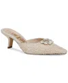 Sam Edelman Brit Orchid Mule Pump In Ivory Fabric
