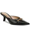 Sam Edelman Brynne Kitten Heel Mule Black Leather In Black Leather