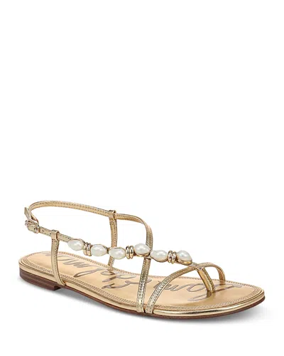 Sam Edelman Calla 2 Sandal In Gold