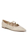 Sam Edelman Cass Pointed Toe Flat In Alpine Ivory