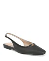 Sam Edelman Women's Cleo Pointed Toe Slingback Flats In Black