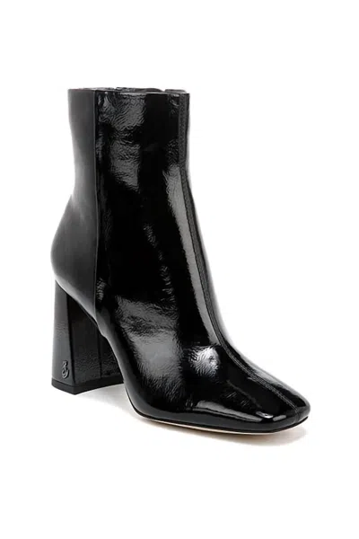 SAM EDELMAN WOMEN'S CODIE ANKLE BOOTIE IN BLACK PATENT