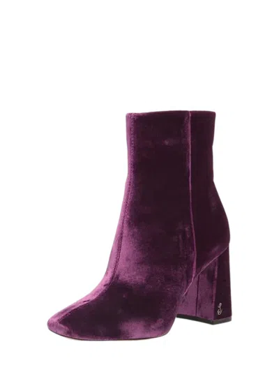 Sam Edelman Women's Codie Ankle Bootie In Deep Orchid In Multi