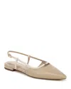 Sam Edelman Cohen Pointed Toe Flat In Oat/modern Ivory
