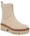 Sam Edelman Cooper Womens Leather Lugged Sole Chelsea Boots In Oat