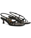 Sam Edelman Prance Strappy Heel Black Leather In Black