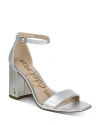 Sam Edelman Daniella Ankle Strap Sandal In Silver