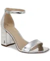 Sam Edelman Daniella Ankle Strap Sandal In Soft Silver Metallic