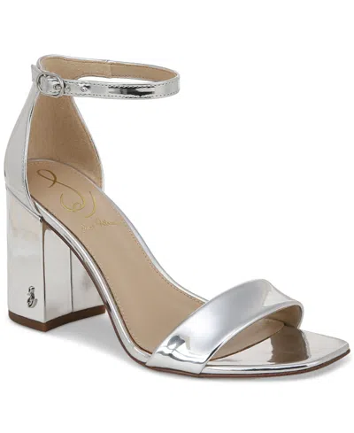 SAM EDELMAN WOMEN'S DANIELLA TWO-PIECE BLOCK-HEEL SANDALS