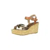 Sam Edelman Women's Darline Ankle Strap Heels In Gold/buff Leather In Multi